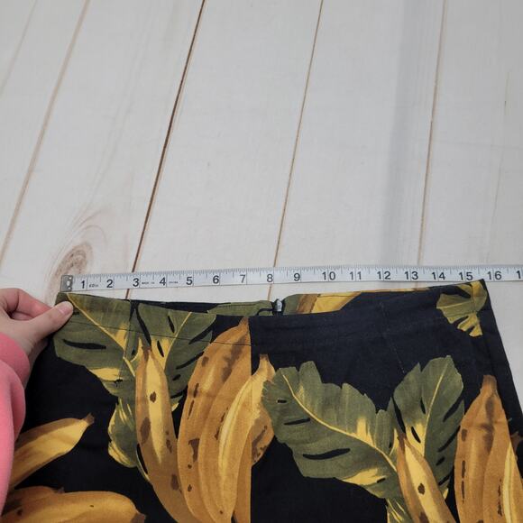 Vintage Staples banana pants AOP crop high rise trousers - Picture 4 of 8